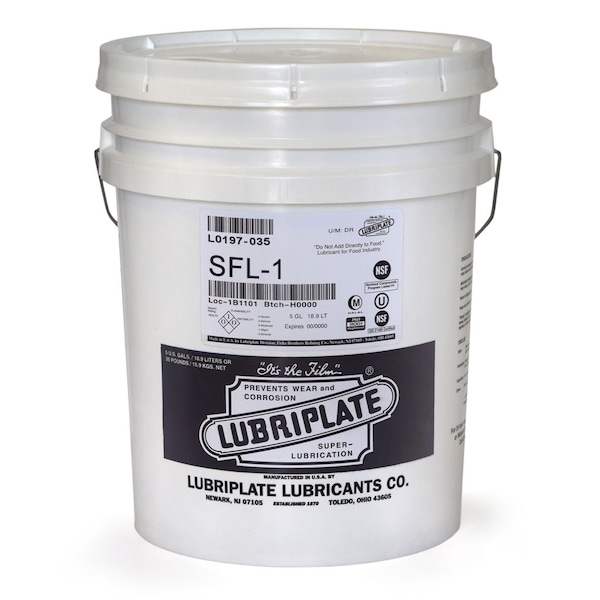 Lubriplate Sfl-1, 35 Lb Pail, Synthetic H-1 Food Grade Grease For Low Temp And High Speed L0197-035 - main